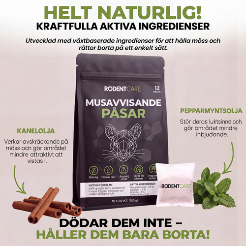 Placera de här påsarna där möss gömmer sig – och se dem försvinna