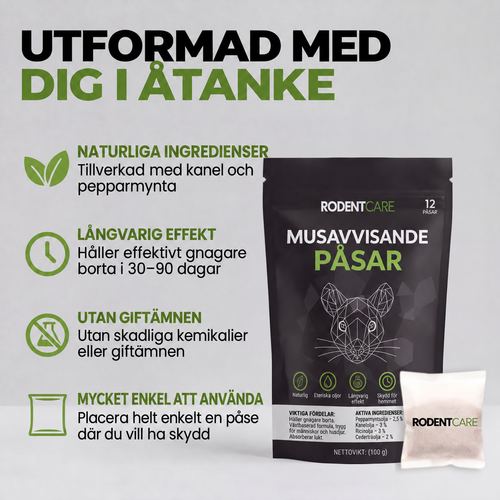 Placera de här påsarna där möss gömmer sig – och se dem försvinna